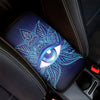 Eye of Providence Flower Print Car Center Console Cover