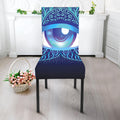 Eye of Providence Flower Print Dining Chair Slipcover