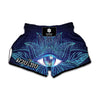 Eye of Providence Flower Print Muay Thai Boxing Shorts