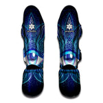 Eye of Providence Flower Print Muay Thai Shin Guard