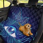 Eye of Providence Flower Print Pet Car Back Seat Cover