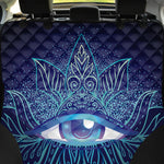 Eye of Providence Flower Print Pet Car Back Seat Cover