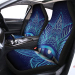 Eye of Providence Flower Print Universal Fit Car Seat Covers