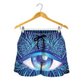 Eye of Providence Flower Print Women's Shorts