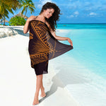 Eye of Providence Mandala Print Beach Sarong Wrap