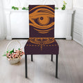 Eye of Providence Mandala Print Dining Chair Slipcover