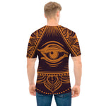 Eye of Providence Mandala Print Men's T-Shirt