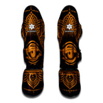 Eye of Providence Mandala Print Muay Thai Shin Guard
