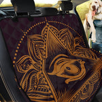 Eye of Providence Mandala Print Pet Car Back Seat Cover