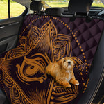 Eye of Providence Mandala Print Pet Car Back Seat Cover