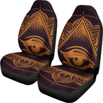 Eye of Providence Mandala Print Universal Fit Car Seat Covers