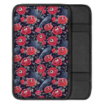 Eyeball Rose Pattern Print Car Center Console Cover