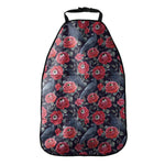 Eyeball Rose Pattern Print Car Seat Organizers