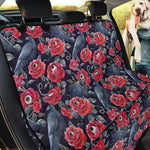 Eyeball Rose Pattern Print Pet Car Back Seat Cover