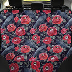 Eyeball Rose Pattern Print Pet Car Back Seat Cover