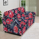 Eyeball Rose Pattern Print Sofa Cover