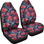 Eyeball Rose Pattern Print Universal Fit Car Seat Covers