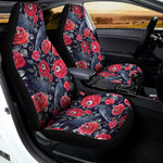 Eyeball Rose Pattern Print Universal Fit Car Seat Covers