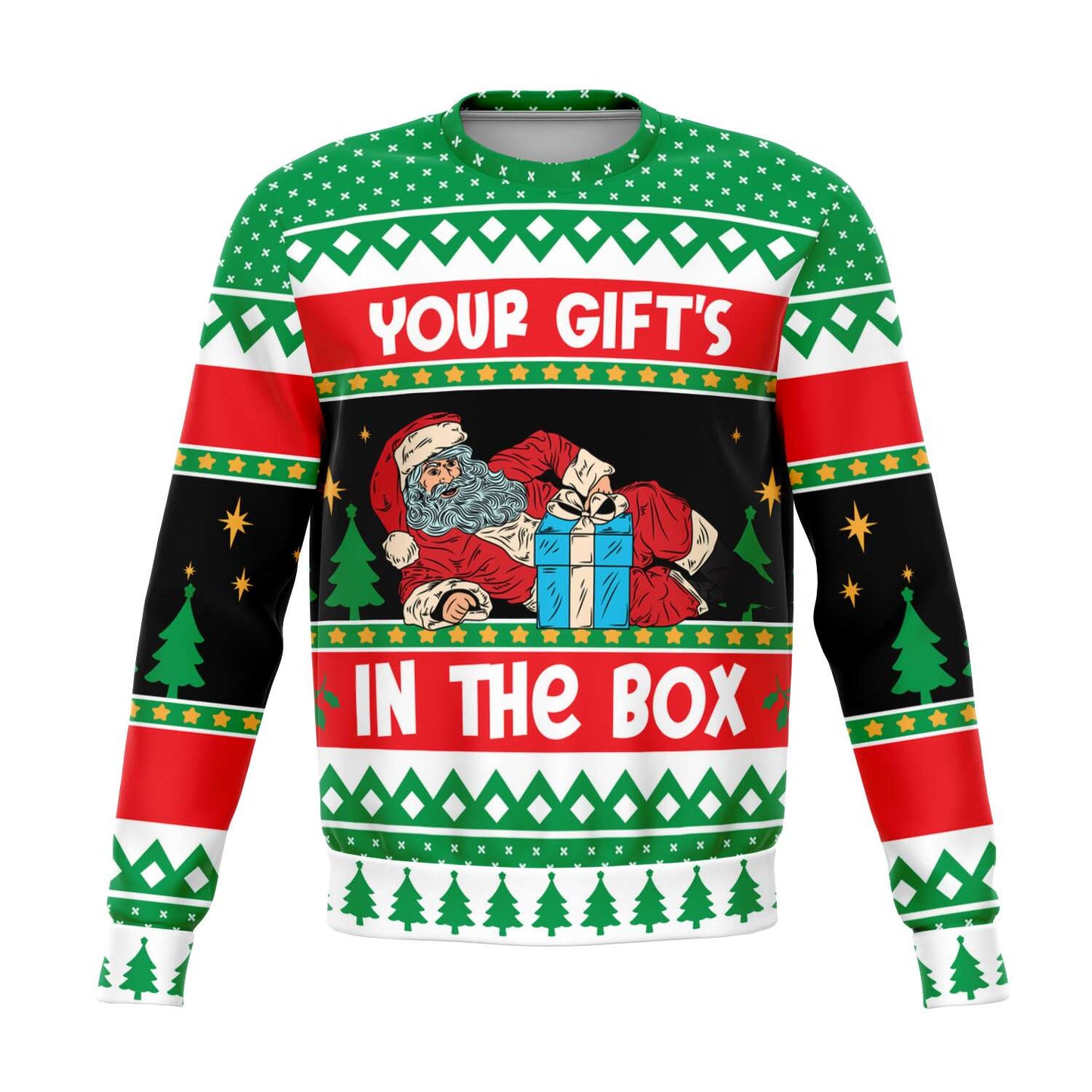 Your Gift's In The Box Ugly Christmas Sweater