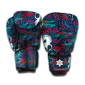 Fairy Floral Unicorn Pattern Print Boxing Gloves