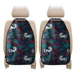 Fairy Floral Unicorn Pattern Print Car Seat Organizers