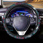 Fairy Floral Unicorn Pattern Print Car Steering Wheel Cover