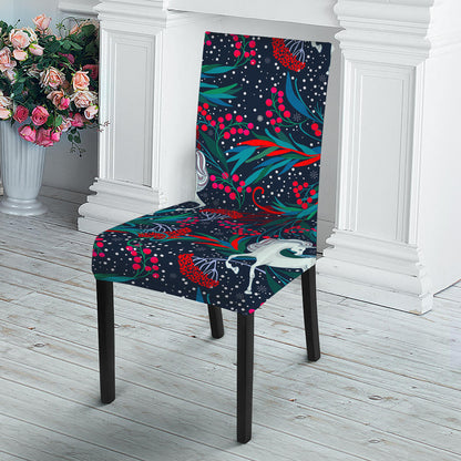 Fairy Floral Unicorn Pattern Print Dining Chair Slipcover