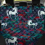 Fairy Floral Unicorn Pattern Print Pet Car Back Seat Cover