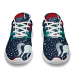 Fairy Floral Unicorn Pattern Print Sport Shoes GearFrost
