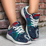 Fairy Floral Unicorn Pattern Print Sport Shoes GearFrost