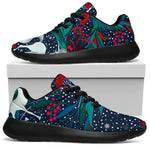 Fairy Floral Unicorn Pattern Print Sport Shoes GearFrost