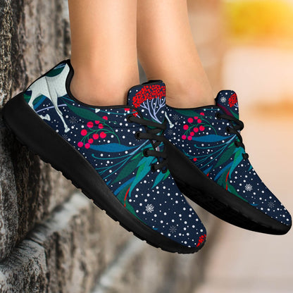 Fairy Floral Unicorn Pattern Print Sport Shoes GearFrost