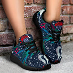 Fairy Floral Unicorn Pattern Print Sport Shoes GearFrost
