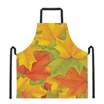 Fall Autumn Maple Leaves Print Apron