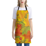 Fall Autumn Maple Leaves Print Apron