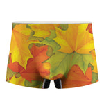 Fall Autumn Maple Leaves Print Men's Boxer Briefs