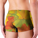 Fall Autumn Maple Leaves Print Men's Boxer Briefs