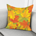 Fall Autumn Maple Leaves Print Pillow Cover