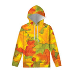 Fall Autumn Maple Leaves Print Pullover Hoodie