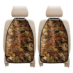 Fall Leaves Hunting Camouflage Print Car Seat Organizers