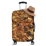 Fall Leaves Hunting Camouflage Print Luggage Cover