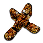 Fall Leaves Hunting Camouflage Print Muay Thai Shin Guard