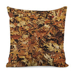 Fall Leaves Hunting Camouflage Print Pillow Cover