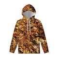 Fall Leaves Hunting Camouflage Print Pullover Hoodie
