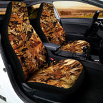 Fall Leaves Hunting Camouflage Print Universal Fit Car Seat Covers
