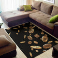 Falling Bitcoin Print Floor Mat