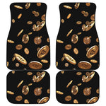 Falling Bitcoin Print Front and Back Car Floor Mats