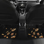 Falling Bitcoin Print Front and Back Car Floor Mats