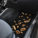 Falling Bitcoin Print Front and Back Car Floor Mats