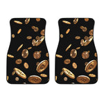 Falling Bitcoin Print Front Car Floor Mats